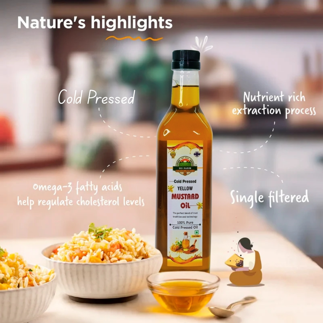 Cold-Pressed Yellow Mustard Oil - Image 5