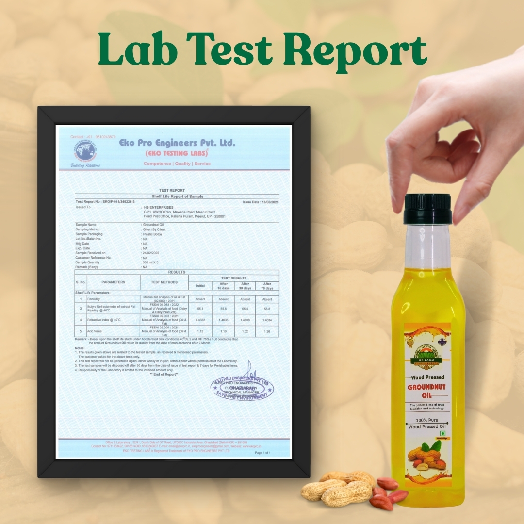 Wood-Pressed Ground Nut Oil | 500ML - Image 6