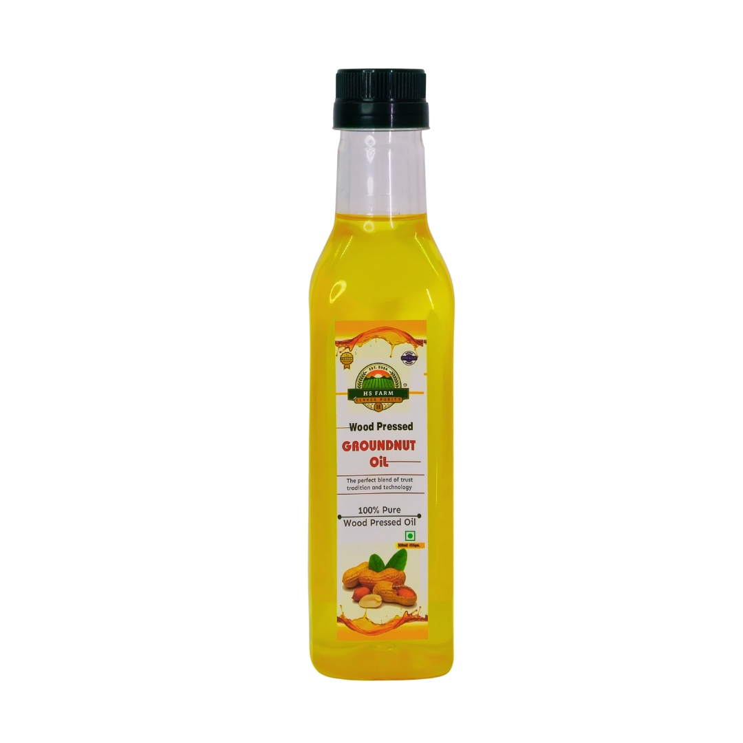 Wood-Pressed Ground Nut Oil | 500ML